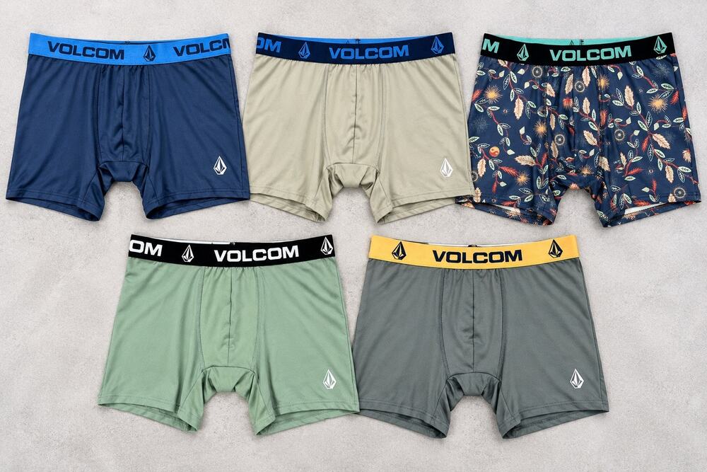 Volcom Performance Boxer Briefs 5 Pack Multi NWT — Size Medium